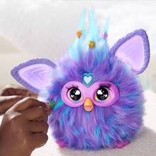 Hasbro Furby Purple, 15 Fashion Accessories, Interactive Plush Toys For 6 Year Old Girls & Boys & Up, Voice Activated Animatronic
