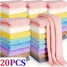 Face Washing Small Square Towel, Soft And Absorbent, Cleansing Towel, Beauty Towel, Makeup Remover Towel, Portable Travel Small Towel 50 Pieces 30 Pieces 20 Pieces 10 Pieces