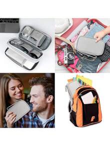 حقيبة سفر لفرشاة الأسنان الكهربائية، منظم واقي مع سحاب قوي ومقبض مريح، لتخزين الفرشاة الكهربائية وأسنان الاستبدال والشاحن وصندوق تخزين معجون الأسنان، حقيبة تخزين فرشاة الأسنان، منتجات تخزين منزلية، صندوق تخزين اليوم الوطني السعودي,اليوم الوطني,توزيعات اليوم الوطني السعودي شنطه,شنطه مدرسه,شنط مدرسيه للبنات منظمات,منظمات التسريحه,منظم اليوم الوطني السعودي,اليوم الوطني,هداياتخزين الملابس منظمي التخزين