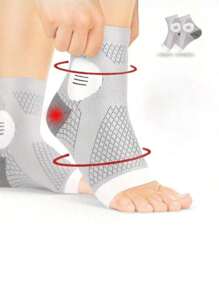 1PC Breathable Ankle Support Belt, Adjustable Compression Ankle Guard, Sports Heel Support, Used For Sports Joint Protection To Prevent Injury And Foot Recovery - Multicolor - View 5