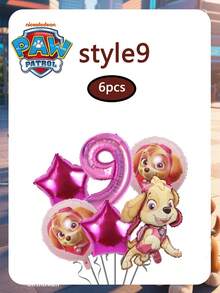 Paw Patrol 6 Stücke Tägliche Cartoon Aluminium Folie Geburtstags Party Dekoration Luftballons Bankett Hintergrund Dekorationsprodukte, das beste Urlaubsgeschenk für gute Freunde, Party Atmosphäre Dekoration, perfekte Party Dekoration, Heim Dekorationsartikel, perfekte Zimmer Dekoration, Weihnachtsgeschenke Valentinstag, ideale Freundschaftsgeschenke für Geburtstagsfeierlichkeiten, Souvenirs, Frauen Souvenirs, süße Ästhetik, Valentinstag, Geschenke, Dekorationen, Heimdekoration, Valentinstag Geschenke