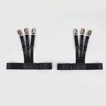 2pcs Adjustable Elastic Shirt Holder Clips For Men - Non-Slip Locking Mechanism, Durable Nylon Material, Easy To Use And Convenient - Perfect For Everyday Wear For Going Out Outfit Wedding Party And For Gift Autumn-Winter Accessories Halloween Costume,Suitable For Teens, Youth,Men,Casual, Outdoor, Athletic, Vacation, Graduation Gifts, Birthday, Daily Wear - Multicolor - View 13