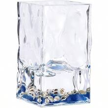 Juego de 5 piezas de accesorios de tocador de baño con movimiento flotante 3D de acrílico líquido con diseño de concha - Caparazón - Ver 5