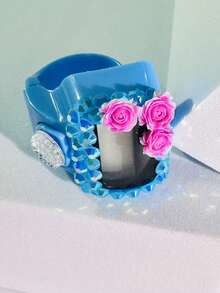 New Style, Ring With 3 Flowers, Single-Sided Rhinestone Counter, Middle Eastern Bead Counter, Muslim Prayer Bead Ring Counter, Daily Prayer Counter - Multicolor - View 19