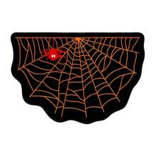 VIKAMA Alfombra decorativa en forma de Halloween, tela de araña negra, fantasma, gótico, reposapiés para entrada de baño, alfombra lavable resistente a la suciedad - K-SJR 9 - Ver 3