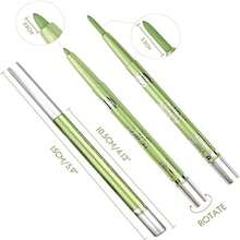 12 PCS Colorful Eyebrow & Lip Liner Set, Long-Lasting, Smooth, Retractable, For Women - aspic - View 2