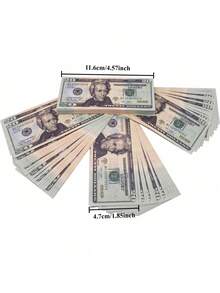 300pc Prop Coins, Realistic $20 Replicas, Suitable For Movie And Video Shooting, Board Games, Magic, Birthday And Wedding Party Decoration Atmosphere, Party Game Event Props, Halloween, Christmas, Thanksgiving Ideal Gifts