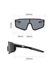 Large Frame Sports Fashion Glasses For Men And Women, Colorful Reflective Fashion Glasses, Suitable For Summer Sun Protection, Beach Vacation, Outdoor Sports, Mountain Climbing Fishing, Cycling, Shopping And Photography Accessories