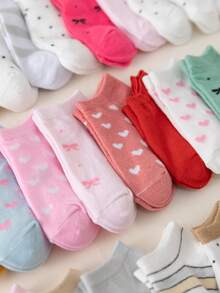 20 de perechi de șosete cu buline pentru bebeluși, pentru fete, potrivite pentru primăvară și vară - Bronz - Vizualizare 3