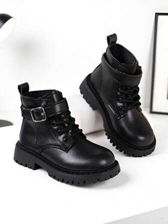 1 para nowych, płaskich butów dziecięcych, buty rycerskie dla niemowląt, punkowe rzemiosło 3D, zapięcie na rzepy, odpowiednie dla uczniów szkół podstawowych i średnich, uniwersalne na wyjścia i spotkania, na każdą porę roku