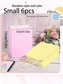 24 chiếc/12 chiếc/6 chiếc/1 chiếc túi quà màu Macaron, túi quà giấy Kraft nhiều màu sắc có tay cầm, túi quà giấy Kraft mềm mại dùng cho tiệc tùng, sinh nhật, kẹo, mua sắm, trang trí đồ dùng cho doanh nghiệp nhỏ, túi tote giấy Kraft trơn, túi giấy Kraft tối giản có vân, túi tote đa năng, túi đựng đồ đa dụng, túi quà sáng tạo, bao bì quà tặng - Nhiều màu - Xem 13