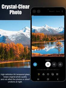 Navigator 3片裝 9H 硬度高清晰相機鏡頭保護膜，相容 Galaxy S20 FE/S21 FE/S23 FE/S24 FE、A02/A03/A04/A05/A06/A12/A13/A14/A15/A16/A17/A21/A22/A23/A25/A26/A50/A51/A52/A53/A54/A55/A56、Galaxy S21/S22/S23/S24 Ultra/S25 Ultra/S26 Ultra/S26 Plus/S26，防刮、易安裝、透明手機配件 - 無色 - 查看 8