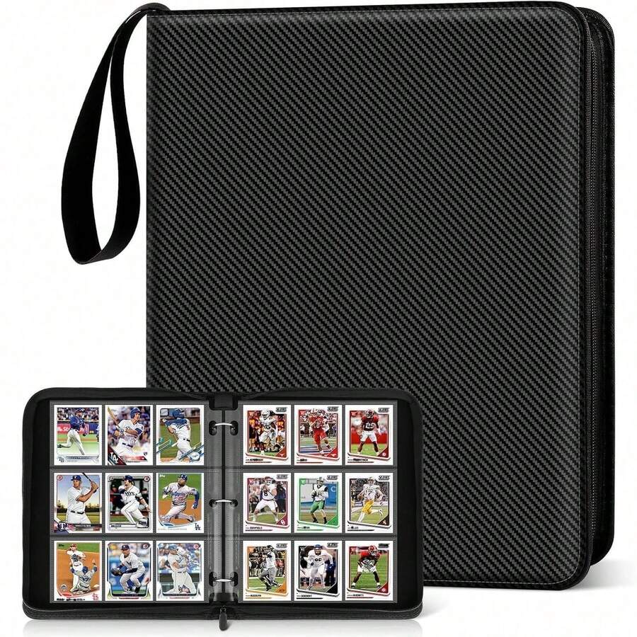 Álbum De 900 Cartas, Carpeta Para Tarjetas Con 9 Bosillos 50 Páginas, Álbum De Cartas Coleccionables, Carpeta De Cartas Para MTG, Cartas Deportivas - 1 pieza - Ver 1