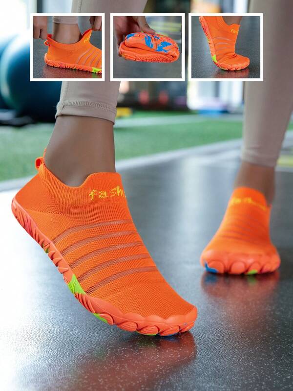 Damskie buty plażowe, buty do pływania i wody, antypoślizgowe, odporne na przecięcia, buty do nurkowania, buty do snorkelingu, skarpetki plażowe z miękkim dnem