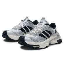 Adidas Giày casual nam nữ, giày thể thao đơn giản và thoải mái kiểu "Dad Shoes", giày thể thao nhẹ kiểu Mecha XLG STORM EDGE JS0059 - Trắng sáng/đen/xám nhạt - Xem 2
