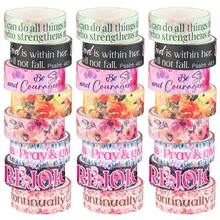 24 Rolls Christian Washi Tape Gifts Bulk Religious Inspirational Scripture Supplies Bible Verse Washi Tape For Bible Journaling Study Crafting New Year DIY Gifts - Scenery - 查看 9