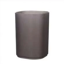 5个/10个磨砂透明笔筒，圆形文具收纳杯，办公桌及学习用品，塑料笔筒，家居收纳，铅笔盒，笔袋 - 彩色 - 查看 9