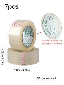 14pcs/1pc Multi-Functional Practical Sealing Box Transparent Tape High Viscosity Is Not Easy To Break Courier Packaging Logistics Turnover 4.2cm Wide Roll Tape A Roll Of Multi-Purpose For A Variety Of Places Moving Packing Tape School Office Tape Back To School