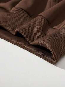 Men's Printed Letters Vintage Ramen Printing Graphic Side Pockets Hoodie, Emo Style, 2000s Style, For Fall - 黑色 - 查看 8