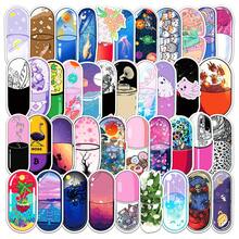 50pcs Cartoon INS Style Cute Capsule World Stickers, Creative Decorative Stickers For Desk, Cup, Tablet, DIY - Multicolor - View 4