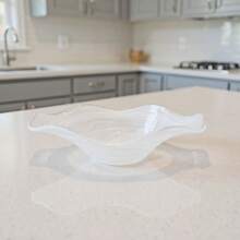 1 tavă cu fructe florale în stil nordic, decor pentru masă în sufragerie, farfurie pentru gustări de ceai de după-amiază, suport pentru deserturi de nuntă, material simplu din sticlă, stil luxos ușor, cadou de casă nouă pentru petrecere de ziua de naștere, decorațiune de Anul Nou