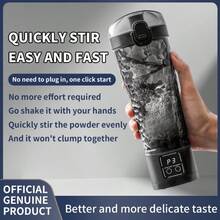 SOKANY Portable Automatic Stirring Cup,Protein Powder Shaker Cup,700ml Large Capacity. Diamond-Patterned Leak-Proof Design, One-Button Lid Opening For Effortless One-Second Flipping, Switch Lock To Prevent Misoperation.Detachable Motor For Easy Dead-Angle-Free Cleaning. High-Temperature Resistance Suitable For Both Hot And Cold Drinks-Ideal For Fitness Enthusiasts And For Daily Commutes