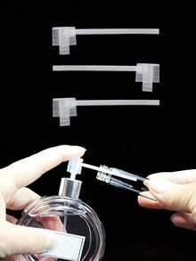 10pcs Clear Perfume Dispenser Pump With Liquid Extractor Tool - Precision Refillable Sample Transfer Kit, Anti-Backflow Pump System For Fragrance Decanting & Cosmetic Sample Preparation ,For Travel Refillable Perfume Spray Bottle, , Without Perfume Bottle - Multicolor - View 1