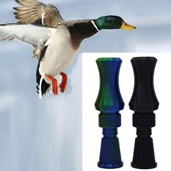 1pc/2pcs Duck Call Outdoor Hunting Tool, Hunter'S Specialty! Simulated Duck Sound Warden For Precision Mimicking Duck Caws To Attract Herds, Essential Bird Attraction Aid For Efficient Hunting In The Wilderness!