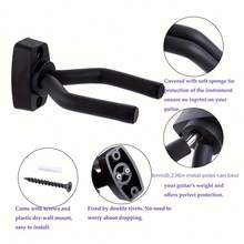 1/2/4 件吉他挂钩，电吉他壁挂架，吉他挂钩支架，适用于吉他、贝斯和其他实用挂钩 - 彩色 - 查看 10