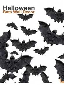 Halloween Black Bat Decorations, Party Decor