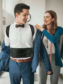 ComfortFit Posture Corrector For Men & Women - Adjustable, Breathable Orthopedic Brace - Seamless Upper Back, Spine, Neck & Shoulder Support - Ideal For Daily Wear, Clavicle Stabilization - Promotes Healthy Posture, Prevents Slouching.Sedentary Invisible Spine Protection Assistant That Is Essential For Students Working At A Desk - Multicolor - View 7