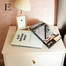 2 件/3 件简约仿书装饰，时尚装饰仿书，摄影道具书