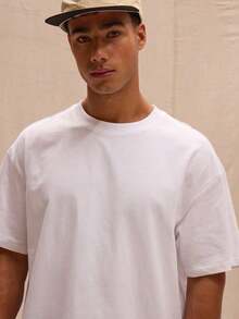 Boxy Fit Oversized-Shirt Spring Summer Streetstyle Easter Vacation SZWL - White - View 5