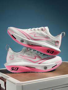 أحذية رياضية للرجال مزودة بلوح كربوني للاستخدام الخارجي، أحذية جري للسباقات والتدريب والنصف ماراثون وجري السرعة؛ أحذية رياضية للنساء، أحذية مسابقات ألعاب القوى والجري على الطرق، أحذية تنفس شبكية مقاومة للتآكل وامتصاص الصدمات ومانعة للانزلاق