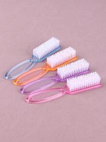 4 piezas de brochas de limpieza para arte de uñas, de mango largo y multifuncionales - Multicolor - Ver 13