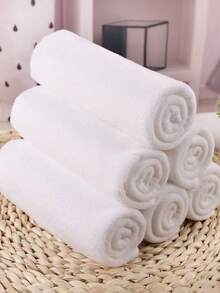 1pc.3pcs.New White Washcloth, Soft And Absorbent In Hotel BathroomFace Towel Search
