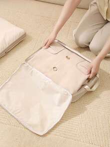 4 أكياس تخزين ضاغطة، مكعبات تنظيم السفر مع حقيبة للأحذية، قابلة للتوسيع وتوفر مساحة تخزين متقدمة - ضرورية للأمتعة والعودة إلى المدرسة