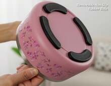 Dog Bowl Medium Breed - 4 Cup Non Slip Anti Rust, Insulated Metal Stainless Steel Dog Bowls - Spill Proof Heavy Duty - Water Bowl For Dogs, Dishwasher  (32 Oz, Happy Thoughts),13360811 - 薑色 - 查看 6