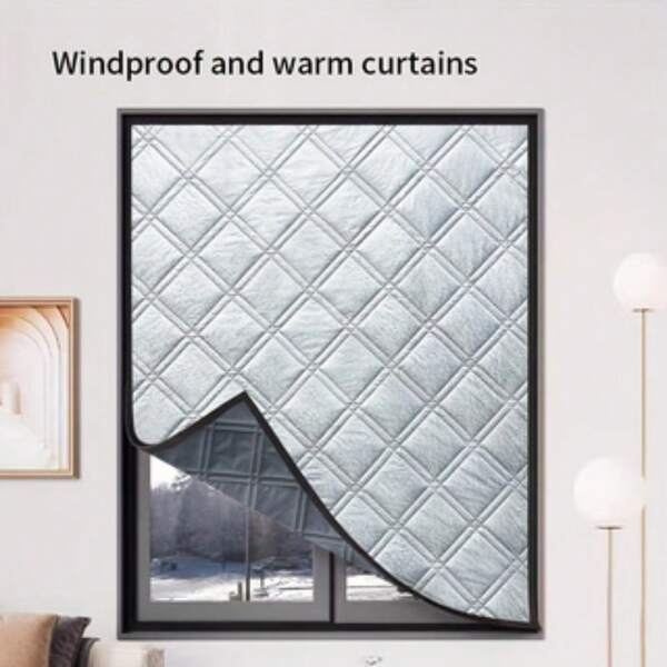 Insulated Curtains For Autumn And Winter, Air Conditioning For Warmth And Cold Insulation, Partition Curtains In One Piece, Household Insulated And Cold Insulation Curtains