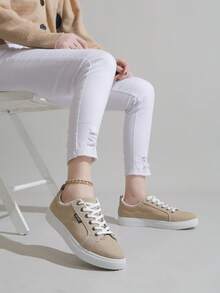 2025 New Spring/Autumn Women's Fashion Casual Sneakers, Anti-Slip Student Sports Shoes, Canvas Breathable