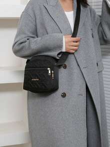 1 chiếc túi đeo chéo thời trang nữ bằng vải Oxford, kiểu dáng giản dị và đa năng - Ví đựng tiền xu - Nhiều màu - Xem 7