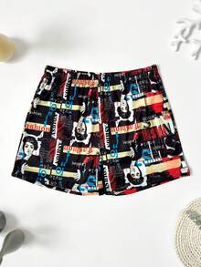 KAMULANG 5pcs/Set Men's Loose Airy Printed Boxer Briefs, Rainforest Animal Pattern, Lightweight Breathable Elastic Waist Shorts, Casual Sleepwear, Multi-Color (Please Order One Size Down For A Snug Fit) - Multicolor - View 7