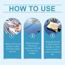 رذاذ طلاء السيارة، رذاذ تجديد وإصلاح طلاء العناية بالسيارة، رذاذ ختم الطلاء - مقاس واحد - مشاهدة 4