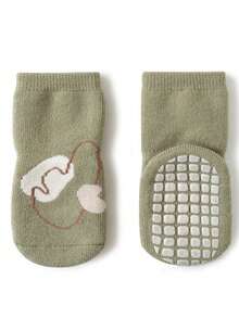 1 Pair Cartoon Thick Warm Anti-Slip Baby Crew Socks