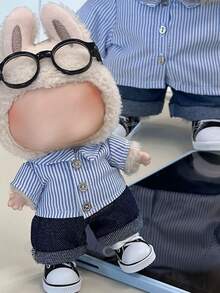 1/3/5Pcs Multicolor 15-17cm Doll Eyewear Making Kit For Labubu Featuring Multiple Adorable And Cool Glasses - Perfect DIY Fashion Gift Set For Students, Teachers, Bridesmaids & Friends | Ideal For Festivals, School Events, Holidays, Halloween & Christmas Decorations | Great For Travel, Weddings, Parties & Seasonal Celebrations (Doll Not Included)