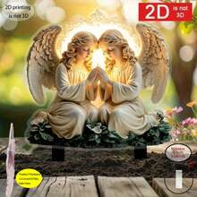 2D Flat 1pc Inspirational Garden Sign, Acrylic Material, Weather-Resistant, Suitable For Flower Beds, Lawns, Yards And Patios, Great For Seasonal And Floral Decor, Outdoor Art Decoration - Multicolor - View 5