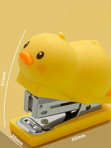 قطعة واحدة من مدبس الدمية المصغر بتصميم كرتوني لحيوانات الكابيبارا والدب والأرنب والبط، أداة تجليد محمولة للمكتب والمدرسة، سلسلة من الهدايا الأساسية لطلاب العودة إلى المدرسة - مقاس واحد - مشاهدة 16