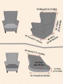 1件提花天鹅绒扶手椅套，防污、防尘、防刮，四季皆宜，多种颜色可选，是家居、卧室、客厅和餐厅的理想之选。 - 薄荷綠 - 查看 2