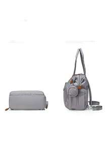 Túi xách tay ba lô đựng tã, túi đựng đồ cho mẹ dung tích lớn khi sử dụng ngoài trời - Nhiều màu - Xem 5