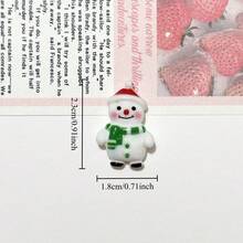 Creative Santa Claus Refrigerator Magnets, Snowman, Reindeer Refrigerator Stickers, Creative Stickers Photo Wall Black And White Version Home Kitchen Decoration Stickers, Cute Decoration Stickers, Kitchen Office Whiteboard Storage Cabinet Decoration, Kitchen Decoration, Home Decoration, Valentine's Day Gifts, Gifts For Friends And Family - Multicolor - View 7